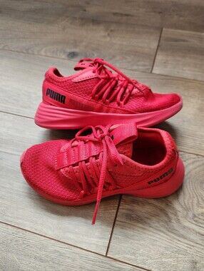 12c Kids Red Puma Sneakers